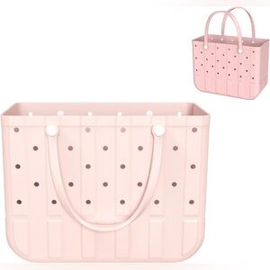 20" Foldable Extra Large Rubber Beach Bags, Waterproof XL Tote Bag